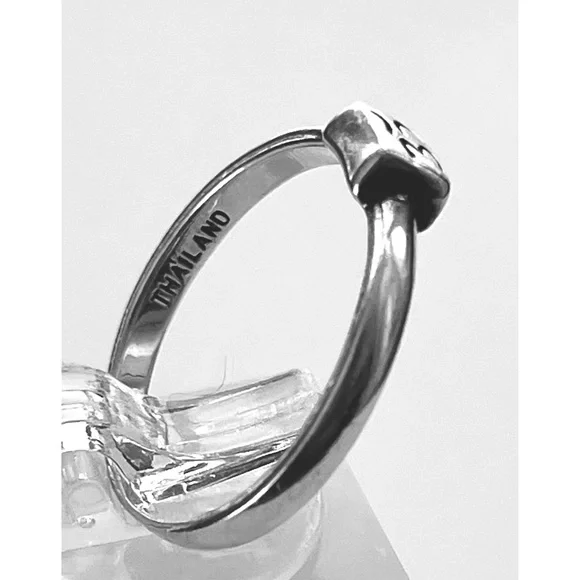 SATYA .925 Silver Om Symbol Ring - Picture 7 of 10